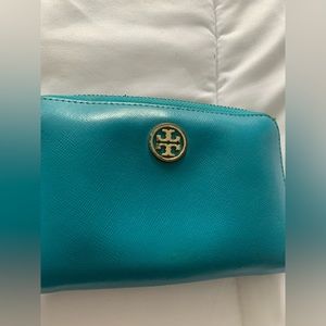 Tory Burch Teal Clutch
